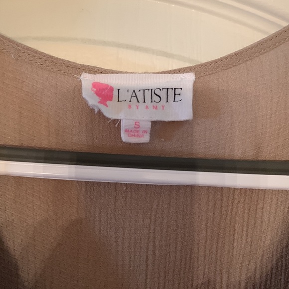 Tan maxi dress - Picture 4 of 8